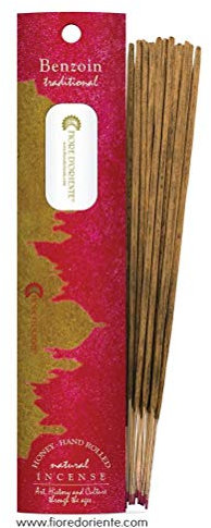 BENZOIN Traditional incense 10sticks 20gr - 100% NATURAL - FIORE D'ORIENTE