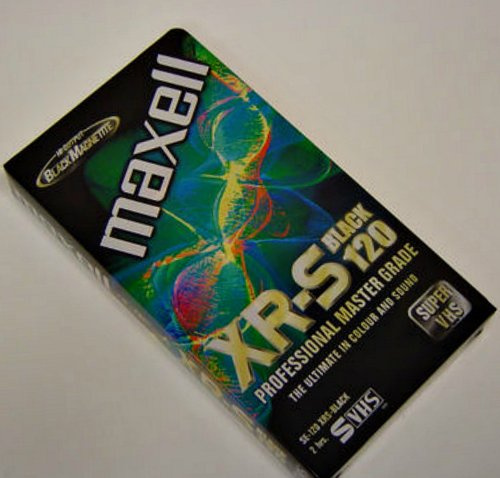 Maxell SE 120 XRS Black S-VHS Super Qualität