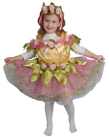 Dress Up America Småflickor Ballerina Barn Kostym Set