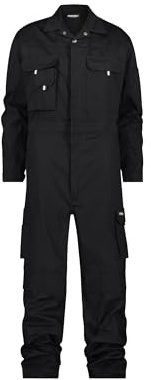 DASSY® Nimes BW Overall mit Kniepolstertaschen - Größe L - SCHWARZ
