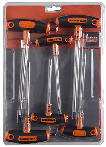 Bahco TORX®-Schlüsselsatz T Lang Stahl 6, T10, T15, T20, T25, T30, T40