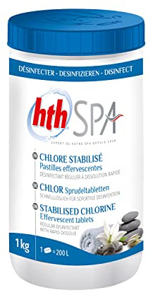 HTH Spa chlore stabilisé - Pastilles - 1kg