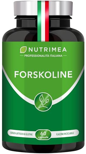 Forskolina Pura 100% Naturale | Favorisce il Benessere Corporeo | Sostiene il Metabolismo Energetico | 60 Capsule Vegane | Nutrimea