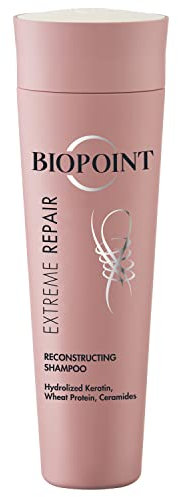 Biopoint Extreme Repair - Shampoo Ricostruzione, Azione Fortificante e Ristrutturante, Deterge Delicatamente e Rigenera i Capelli, 200 ml