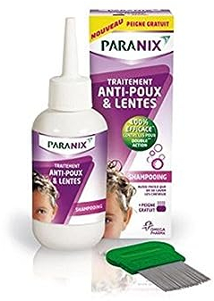 Paranix Elimina Piojos y Liendres, Champú 2en1, elimina piojos y lava el cabello al mismo tiempo - Incluye Lendrera - Sin insecticidas - 200ml