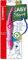 STABILO - Ergonomischer Tintenroller für Rechtshänder - EASYoriginal in pink hell/dunkel - Einzelstift - Schreibfarbe blau (löschbar) - inklusive Patrone