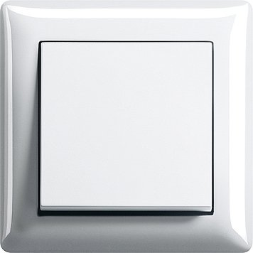 Gira Standard 55 Set: Wippschalter 010600, Rahmen 021103 und Wippe 029603