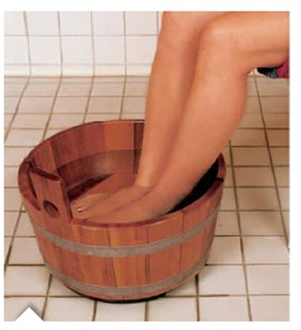 Blumenberg saunawanne/fußwanne en kambalaholz 16 l.
