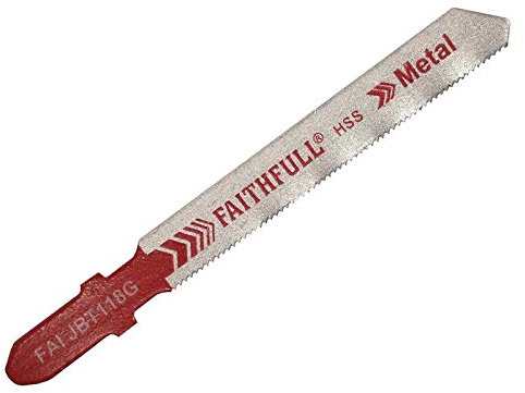 Lames de scie sauteuse FAITHFULL JBT118G – Metal (Pack de 5)