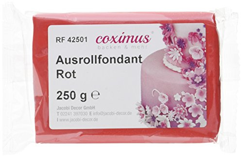 Cake Company Fondant rot, 4er Pack (4 x 250 g)