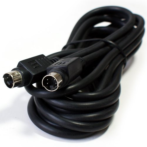 3m (10 Foot) 4 Pin S-Video Male to Plug Cable/Lead - SVHS Laptop/Monitor Mini Din - Loops