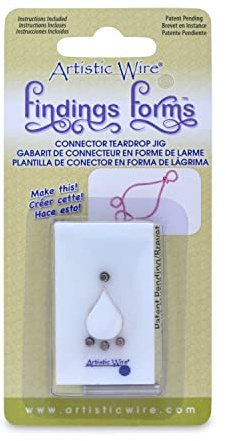 Artistic Wire Findings Forms, Teardrop Connector Jig, 1 pc