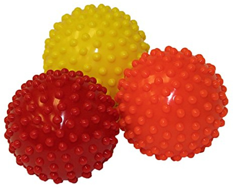 j/fit set med 3 muskelknutar avlastningsbollar – knobby
