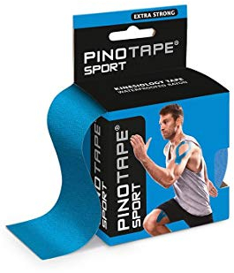PINOFIT Pinotape Sport kinesiologisches Tape cm x m hautfreundlich, Blau, 5 meter