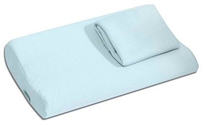bonmedico Magic Pillow ergonomisches Kopf-Kissen ideal für Frauen oder Kinder, mit Gratis Bezug (40x26x8/6 cm)