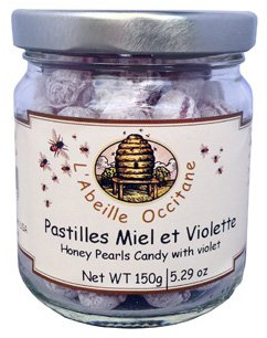 Honey Pearls Candy with Violet 150 g by L'Abeille Occitane