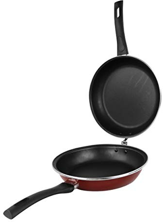 Megafesa Praga - Padella girafrittata, diametro 24 cm, color granata