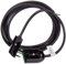 Vimar 0P32364 Cavo prolunga 3G0, 75 + Spina Piatta 3m, Nero