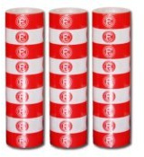 Fortuna Düsseldorf Luftschlangen, rot, 23019