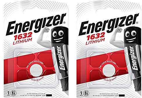 ENERGIZER Lot de 2 piles au lithium CR1632 3 V