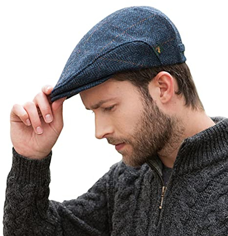 Mucros Weavers Herren Flache Kappe Flat