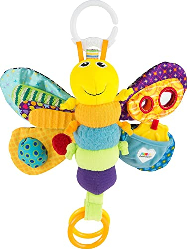 LAMAZE Freddie The Firefly - Clip on Pram and Pushchair Newborn Baby Toy, Sensory Toy for Babies Boys and Girls From 0 - 6 Months