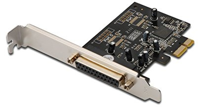 DIGITUS 1 Port Parallele Steckkarte PCIe