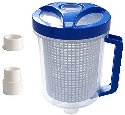 PoolSupplyTown Upgraded W560 Inline Pool Leaf Canister/Leaf Catcher/Leaf Trap with Basket Replace Hayward W560 W530, Zodiac W26705, and Pentair R211084 Pool Cleaner Leaf Canister