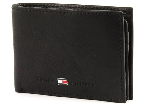 Tommy Hilfiger Geldbörse Johnson Mini Flap Wallet Black schwarz