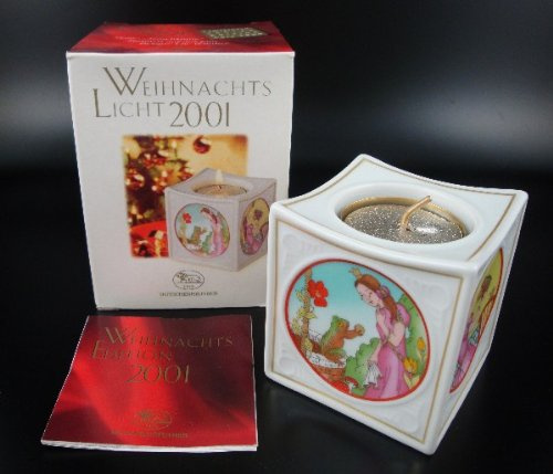 Hutschenreuther Weihnachtslicht 2001 Froschkönig
