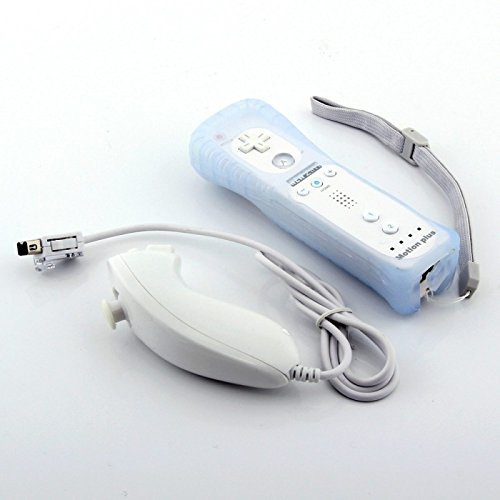 Manette wii Remote sans fil + Nunchuck + dragon + étui au meilleur prix