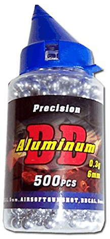 W+G WG BIBERON 500 Pallini in Metallo 6MM 0.33 G Softair
