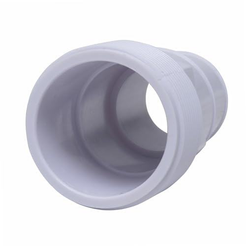 Aqualux Raccord Adaptateur Piscine 1’’1/2 Male A Visser - 38/32 Lisse Tuyau Souple - pour Pompe Platine Groupe Filtration Skimmer Tuyau Flottant