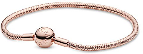 Pandora Icons SchlangenkettenArmband, 14karätig Roségoldvergoldet
