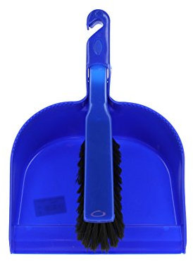 Pelle et Balayette - Pelle - Balai et pelle - Ustensiles de Nettoyage - Ramasse poussières - Ensemble ménage - Pelle plastique avec balayette - Coloris bleu