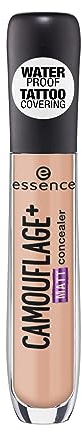 essence cosmetics CAMOUFLAGE+ MATT concealer, Abdeckstift, wasserfest, deckt Tattoos ab, Nr. 40 medium fawn, nude, mattierend, matt, vegan, ölfrei, wasserfest (5ml)