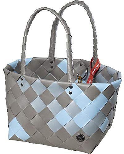 Witzgall Shopper 5008/05/0 hellblau Taupe kariert