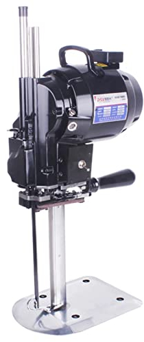 Toplionace 220V Gerade Messer Vertikale Schneidemaschine, 1100W Elektrische Schere Automatische Messerschärfen Kleidungsstück Stoff Schneidemaschine (8 Zoll)