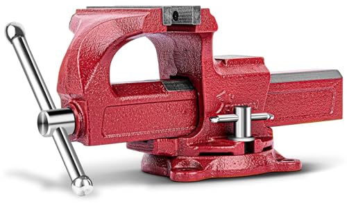 Forward 1308 Schraubstock aus duktilem Eisen, 20,3 cm, Schraubstock mit Amboss und Drehfuß