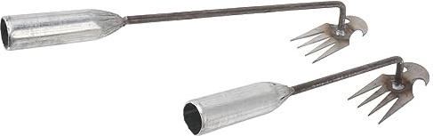 2 Pezzi Strumento di Diserbo Estrattore di Artefatti Agricolo per Scavare Giardinaggio Acciaio al Manganese utilità Domestica Utensile Tirando Diserbatrici Manuali
