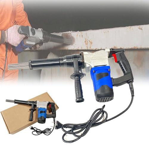 JavoN 1100 W Scaler Ad Aghi Elettrico, Scaler Ad Aghi Elettrico Ad Alta Potenza, Scaler Ad Aghi con Impugnatura A Pistola Grado Industriale, per La Rimozione Scorie Saldatura E Vernice Ruggine,110V