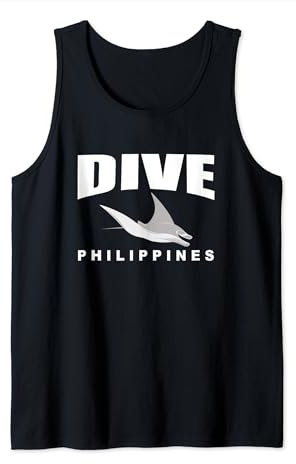 Dive Philippines Manta Rays, Tauchen auf den Philippinen Tank Top
