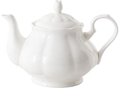 Generic 950Ml Weiß Keramik Haushalt Große Kapazität Kaffeekanne Nachmittags Tee Milch Mit Filter