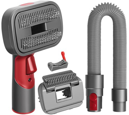 MOPEI 2-in-1 Spazzola di Aspirazione per Gatti e Cani Compatibile con Dyson Gen5 V15 V12 V11 V10 V8 V7, Ideale per Rimuovere Peli Sciolti, Forfora, Sottopelo e Grovigli