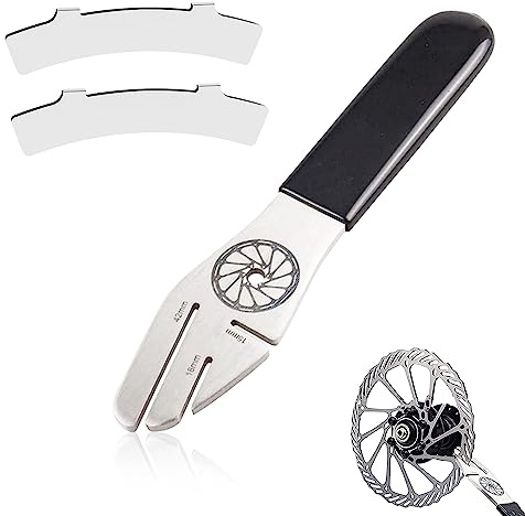 XIAQICA 3 Stück Bremsscheiben Richtwerkzeug Fahrrad Edelstahl Scheibenbremsen Werkzeug 3 Port Design 15/18/42mm Bremsen Rückstellwerkzeug Einstellhilfe Scheibenbremse Fahrrad fur Bike Repairing