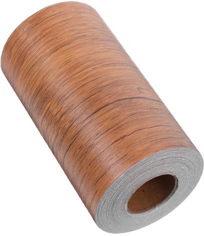 OUNONA Cinta Adhesiva Decorativa Vetas De Madera Resistente Al Agua De 10 m Para Revestimiento De Paredes y Muebles, Autoadhesiva, Flexible Para Cocina y Baño, Rollo Único