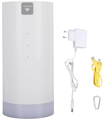 Pssopp Enrutador 4G CPE CAT6, Punto de Acceso WiFi Portátil de Gran Cobertura y Señal Potente con Ranura para Tarjeta SIM para Exteriores, Oficinas y hogares.