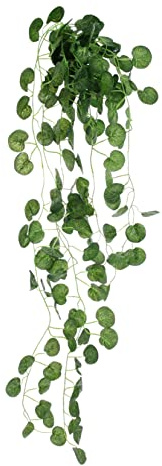 GALPADA Simulated Plant Hanging Basket Faux Wall Hanging Decor for Indoor Garden Fence Plant Vine Adorn