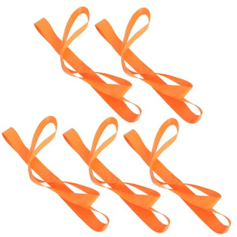 Mikinona 20 Piezas Unidades Correas de Amarre de Poliéster Resistentes al para Motocicletas Bicicletas Coches Remolques Correas de Lazo Anchas para Sujeción de Carga y Transporte Seguro