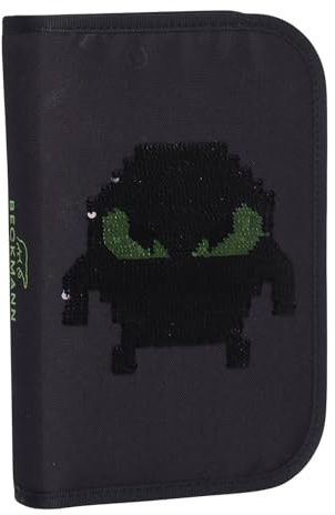 Beckmann Federmäppchen Pencil Case Pixel schwarz